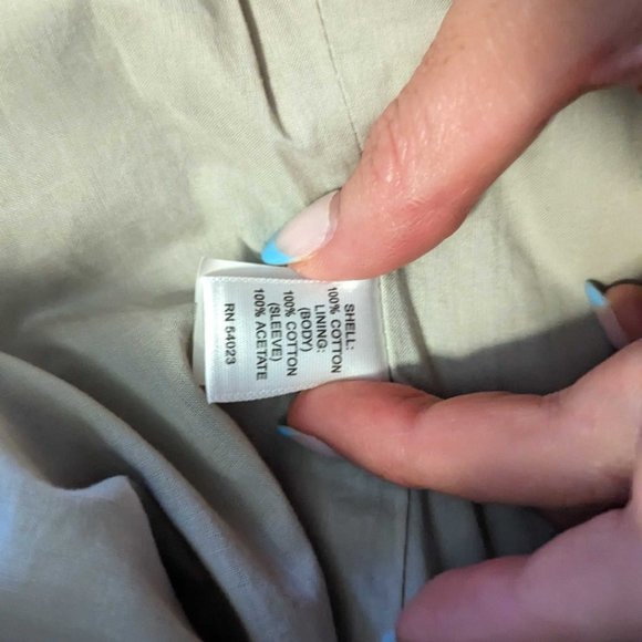 💖HP💖 Banana Republic Water Resistant Trench Coat - Picture 7 of 7